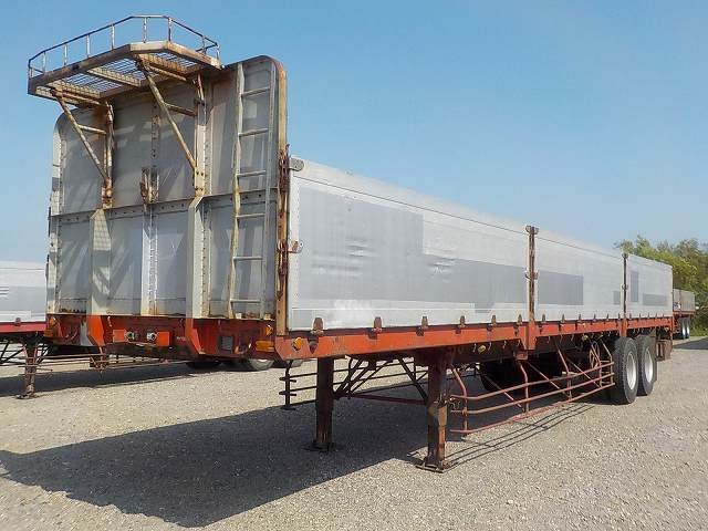 トレールモービル  アオリ付・フラット・ダンプトレーラー 平成04年式 P239G｜画像1