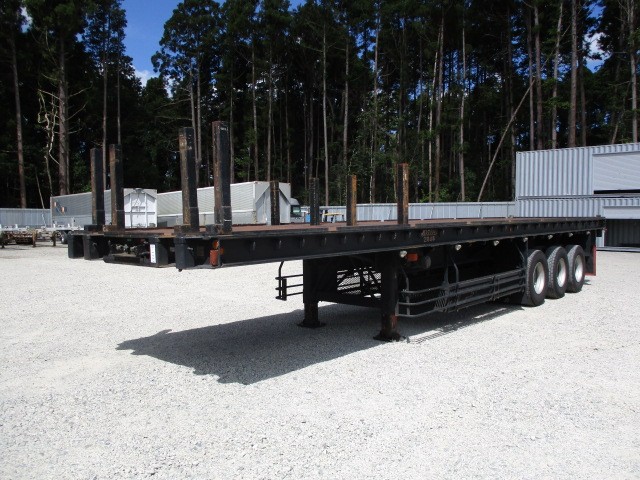 トレールモービル  アオリ付・フラット・ダンプトレーラー 平成04年式 P339UD｜画像1