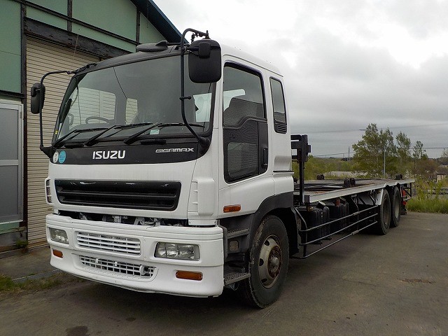いすゞ ギガ 平ボディ・クレーン付 平成16年式 PJ-CYL51V5改｜画像1