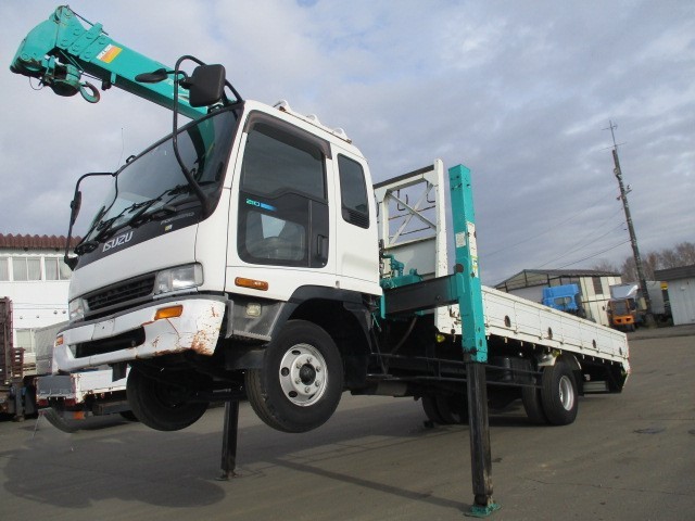 いすゞ フォワード 平ボディ・クレーン付 平成11年式 KC-FRR33L4｜画像1