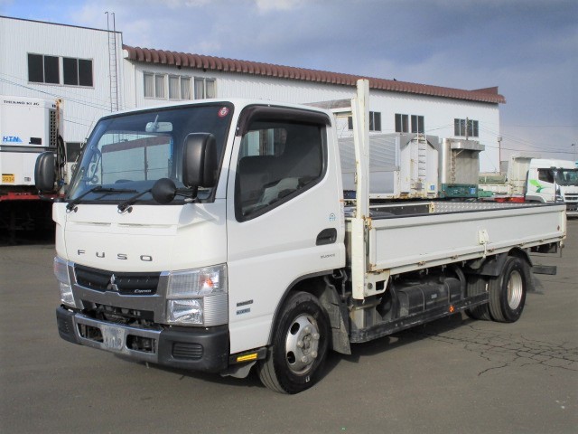 三菱ふそう キャンター 平ボディ・クレーン付 平成25年式 TKG-FGA20｜画像1