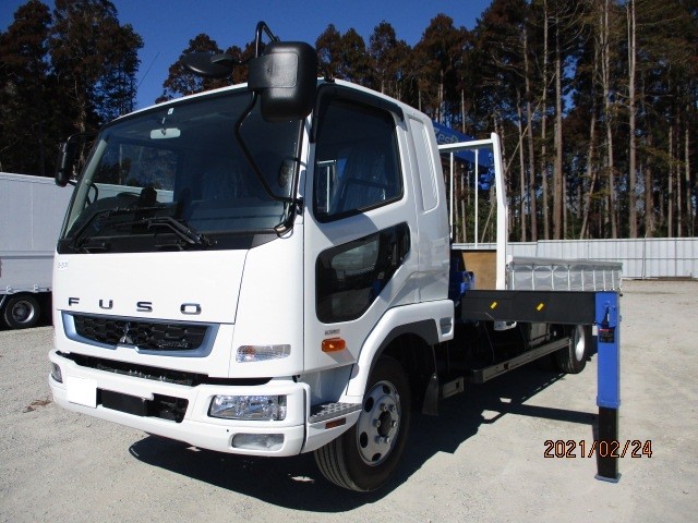 三菱ふそう ファイター 平ボディ・クレーン付 令和02年式 2KG-FK62F｜画像1