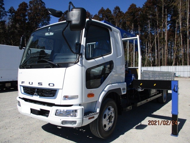 三菱ふそう ファイター 平ボディ・クレーン付 令和02年式 2KG-FK62F｜画像1