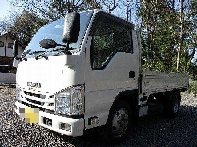 いすゞ エルフ 平ボディ・クレーン付 平成28年式 TRG-NKR85A｜画像1