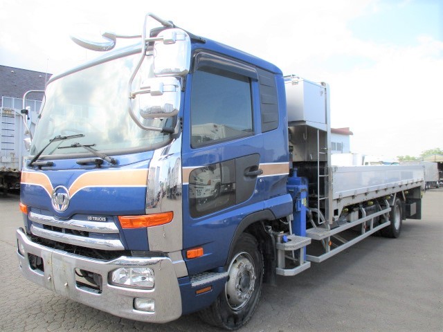 日産UD コンドル 平ボディ・クレーン付 平成29年式 QKG-PK39LH｜画像1