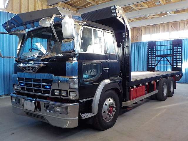 日野 スーパードルフィン ダンプ・重機運搬車 平成01年式 P-FS634BA｜画像1