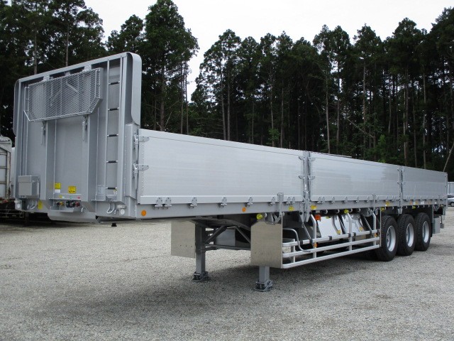 日本フルハーフ  アオリ付・フラット・ダンプトレーラー 令和03年式 DFPFH341A改｜画像1