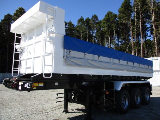 トレクス  アオリ付・フラット・ダンプトレーラー 令和03年式 PFB34112改｜画像1