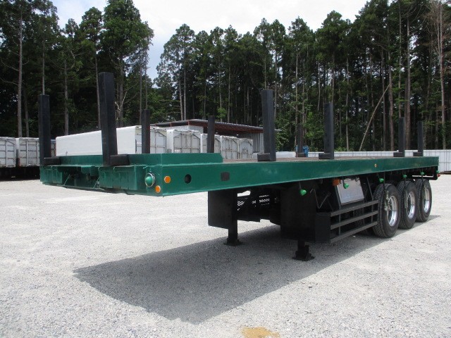 ユソーキ  アオリ付・フラット・ダンプトレーラー 平成07年式 YFV4053D｜画像1