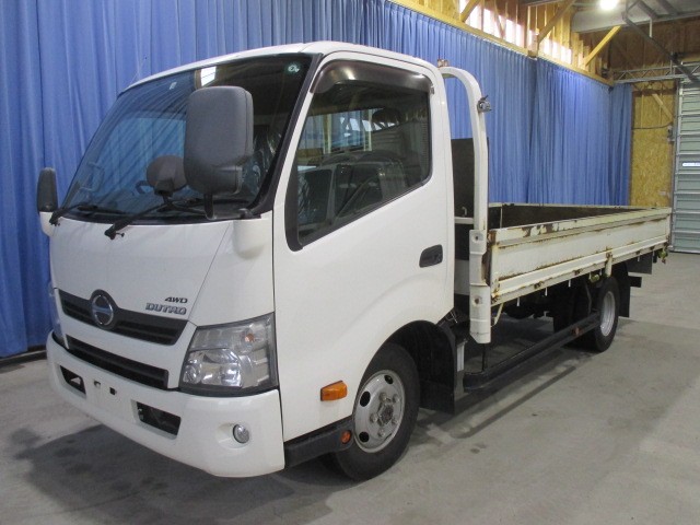 日野 デュトロ 平ボディ・クレーン付 平成23年式 SKG-XZU775M｜画像1