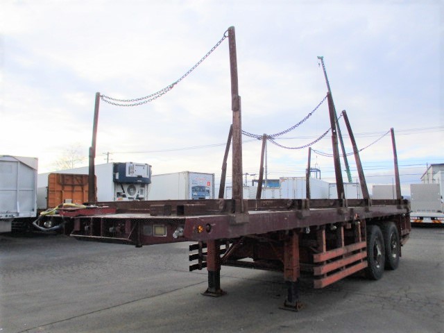 ユソーキ ビッグサム アオリ付トレーラー・フラットトレーラー 平成03年式 YFS2322N｜画像1