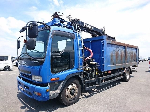 いすゞ フォワード 平ボディ・クレーン付 平成18年式 PJ-FSR34K4S｜画像1