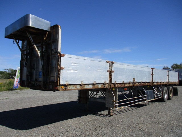 トレールモービル  アオリ付・フラット・ダンプトレーラー 平成08年式 PFB24102｜画像1