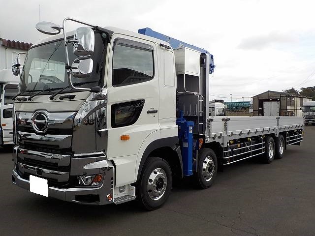 日野 プロフィア 平ボディ・クレーン付 令和03年式 2PG-FW1AHG｜画像1