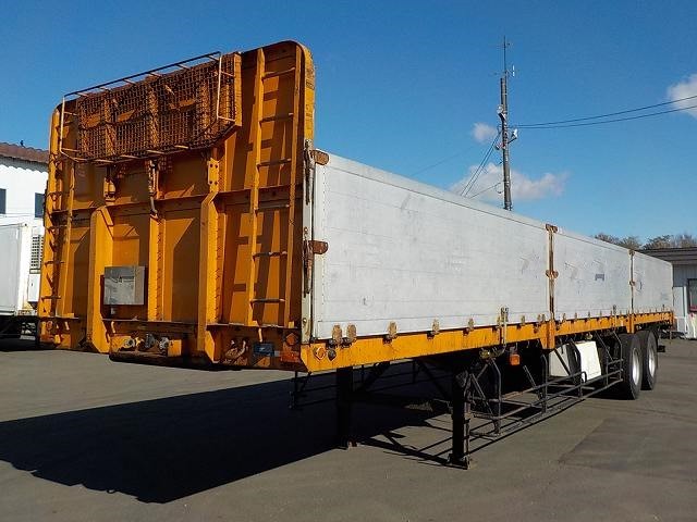 国内・その他 国産車その他 アオリ付・フラット・ダンプトレーラー 平成14年式 NTPFB24102改｜画像1