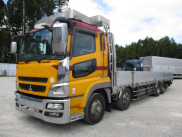 三菱ふそう スーパーグレート 平ボディ・クレーン付 平成21年式 BDG-FS55JZ｜画像1