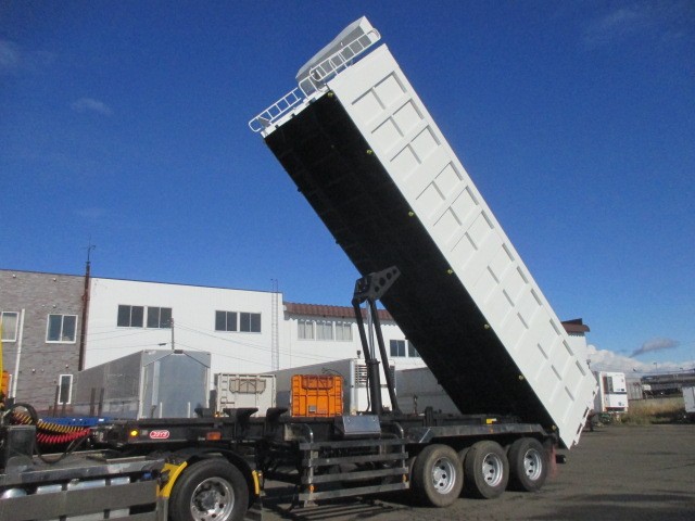 国内・その他 国産車その他 アオリ付・フラット・ダンプトレーラー 平成28年式 KFL32改｜画像1