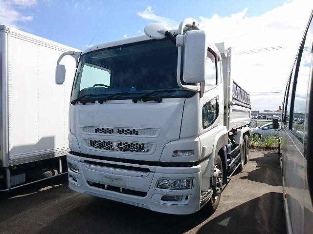 三菱ふそう スーパーグレート ダンプ・重機運搬車 平成27年式 QKG-FV60VX｜画像1