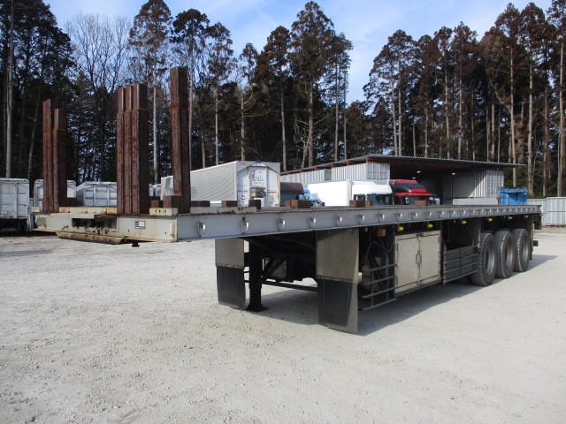 国内・その他 国産車その他 アオリ付・フラット・ダンプトレーラー 平成19年式 NT27R003｜画像1