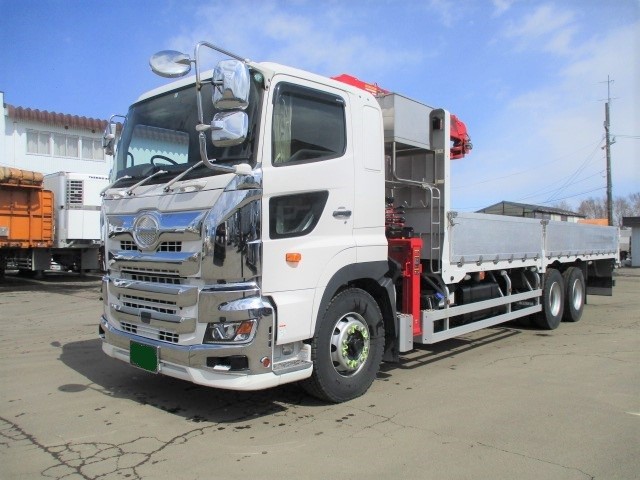 日野 プロフィア 平ボディ・クレーン付 令和02年式 2PG-FS1AHA｜画像1