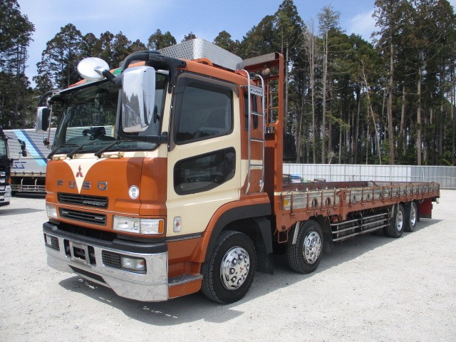 三菱ふそう スーパーグレート 平ボディ・クレーン付 平成15年式 KL-FS54JVZ｜画像1