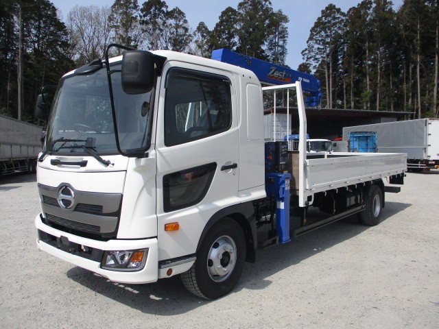 日野 レンジャー 平ボディ・クレーン付 令和03年式 2KG-FD2ABA｜画像1