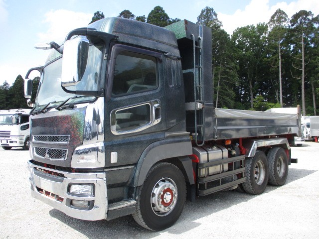 三菱ふそう スーパーグレート ダンプ・重機運搬車 平成24年式 QKG-FV50VX｜画像1