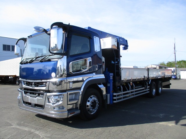 三菱ふそう スーパーグレート 平ボディ・クレーン付 令和03年式 2PG-FV70HZ｜画像1