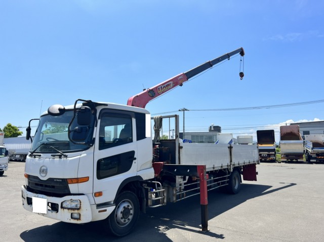 日産UD コンドル 平ボディ・クレーン付 平成26年式 QKG-PK39LH｜画像1