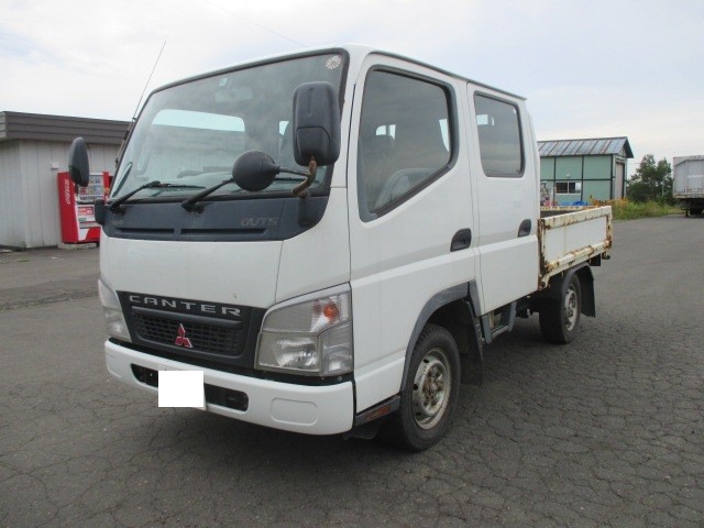 三菱ふそう キャンター 平ボディ・クレーン付 平成18年式 PA-FD70BB｜画像1