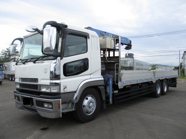 三菱ふそう スーパーグレート 平ボディ・クレーン付 平成18年式 PJ-FV50JZ｜画像1