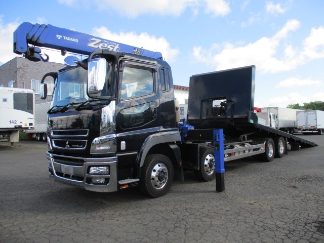 三菱ふそう スーパーグレート 平ボディ・クレーン付 平成29年式 QPG-FS60VZ｜画像1