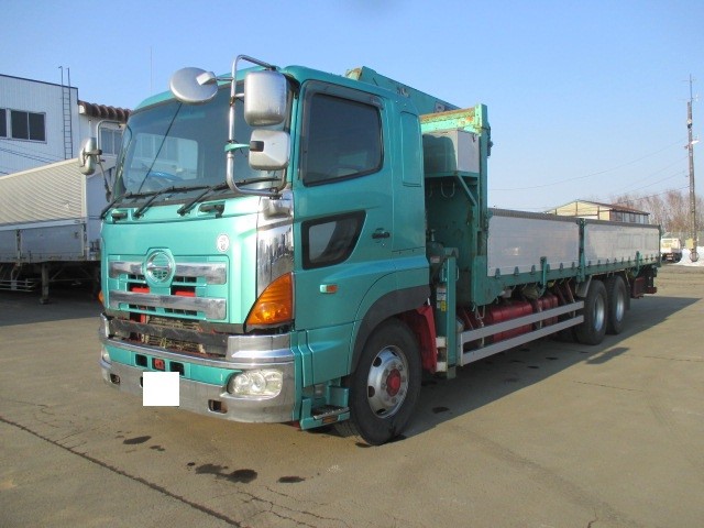 日野 プロフィア 平ボディ・クレーン付 平成18年式 ADG-FS1EWYG｜画像1