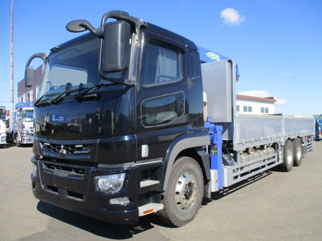 三菱ふそう スーパーグレート 平ボディ・クレーン付 平成29年式 ２PG-FV74HZ｜画像1