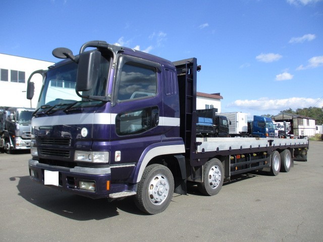 三菱ふそう スーパーグレート 平ボディ・クレーン付 平成18年式 PJ-FS50JZ｜画像1