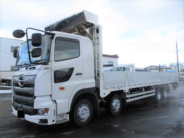 日野 プロフィア 平ボディ・クレーン付 令和01年/平成31年式 2PG-FW1AHG｜画像1