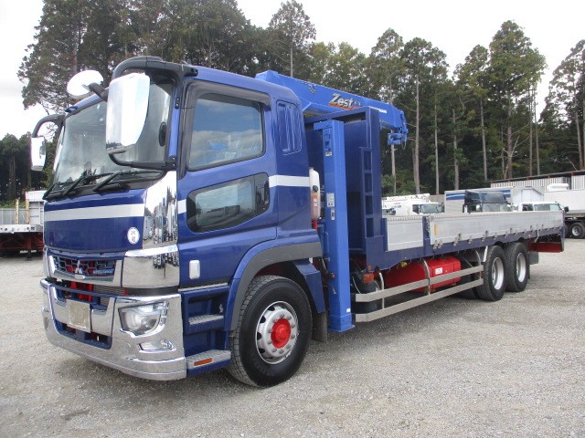 三菱ふそう スーパーグレート 平ボディ・クレーン付 令和03年式 2PG-FV70HZ｜画像1