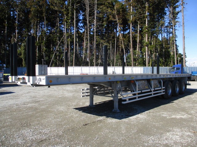 日本フルハーフ  アオリ付トレーラー・フラットトレーラー 令和03年式 DFPFH341A｜画像1