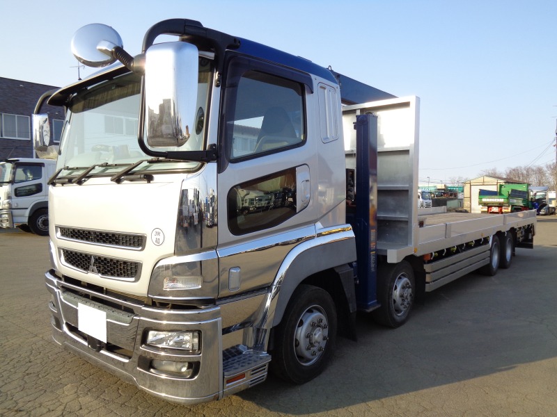 三菱ふそう スーパーグレート 平ボディ・クレーン付 平成22年式 LKG-FS54VZ｜画像1