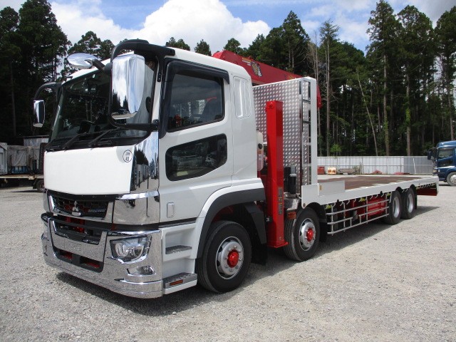 三菱ふそう スーパーグレート 平ボディ・クレーン付 令和04年式 2PG-FS74HZ｜画像1