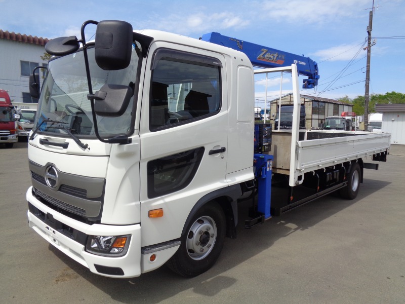 日野 レンジャー 平ボディ・クレーン付 令和04年式 2KG-FD2ABA｜画像1