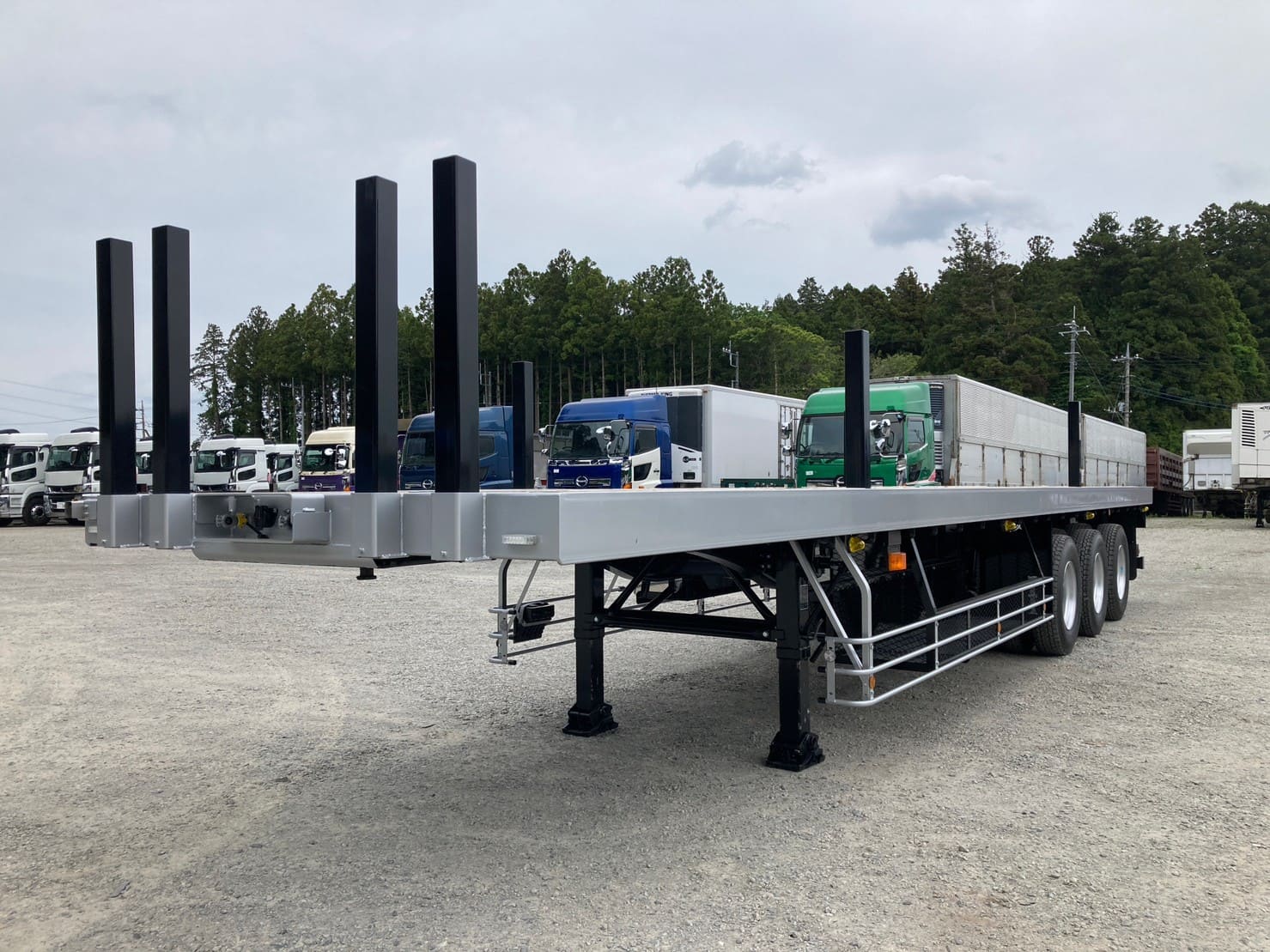 トレクス  アオリ付トレーラー・フラットトレーラー 式 PFB34118改｜画像1