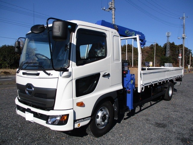 日野 レンジャー 平ボディ・クレーン付 平成30年式 2KG-FD2ABA｜画像1