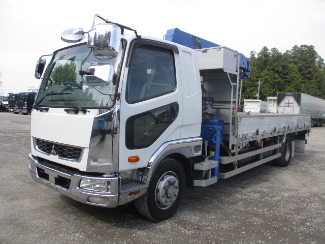 三菱ふそう ファイター 平ボディ・クレーン付 平成27年式 QKG-FK62FZ｜画像1