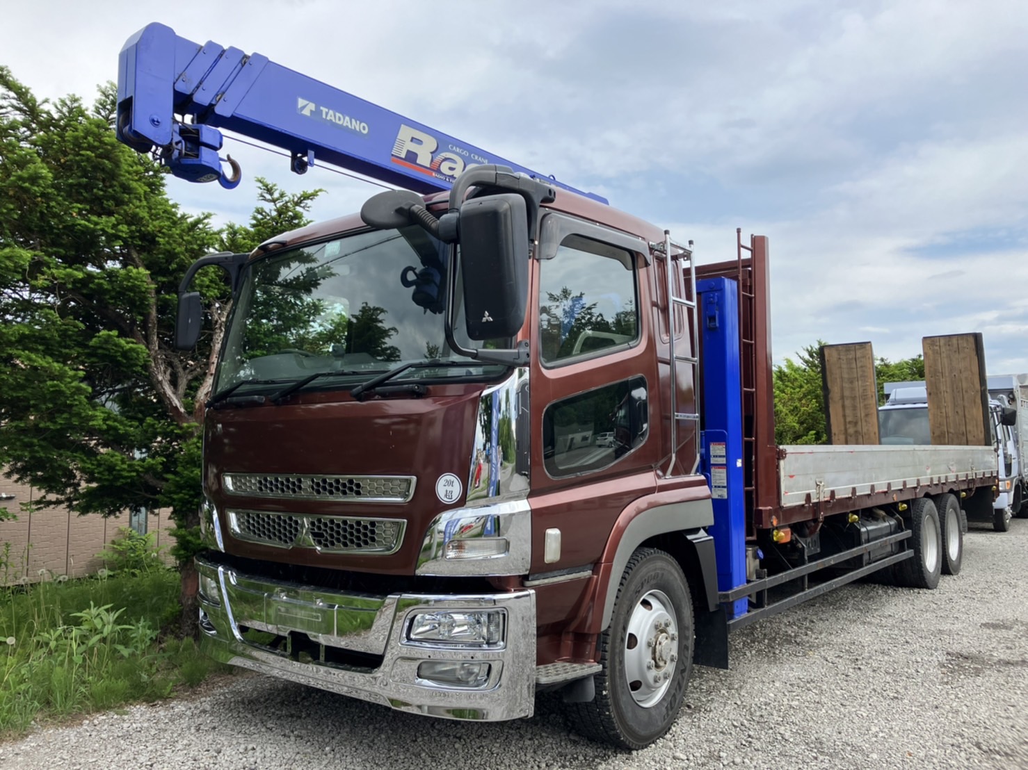 三菱ふそう スーパーグレート 平ボディ・クレーン付 平成20年式 BDG-FY50JY｜画像1