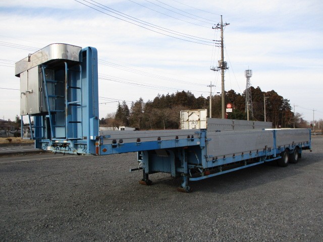 日本フルハーフ  アオリ付・フラット・ダンプトレーラー 平成16年式 DFPDF342CN改｜画像1