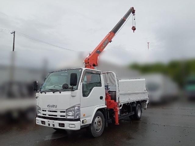 いすゞ エルフ クレーン付 平成22年式 BKG-NKR85R｜画像1