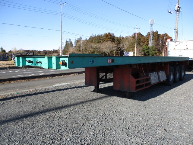 ユソーキ  アオリ付・フラット・ダンプトレーラー 平成06年式 YFV4057FD｜画像1