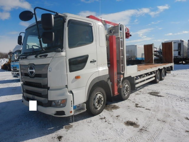 日野 プロフィア 平ボディ・クレーン付 平成30年式 2PG-FW1AHG｜画像1