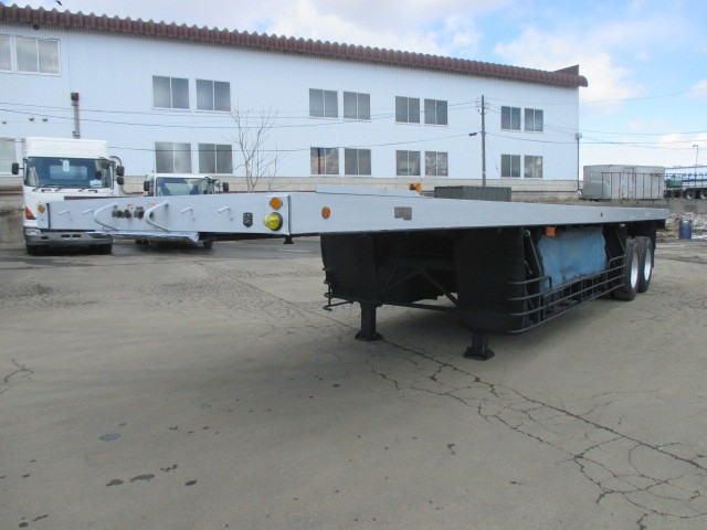 東急  アオリ付・フラット・ダンプトレーラー 平成01年式 TF2524｜画像1